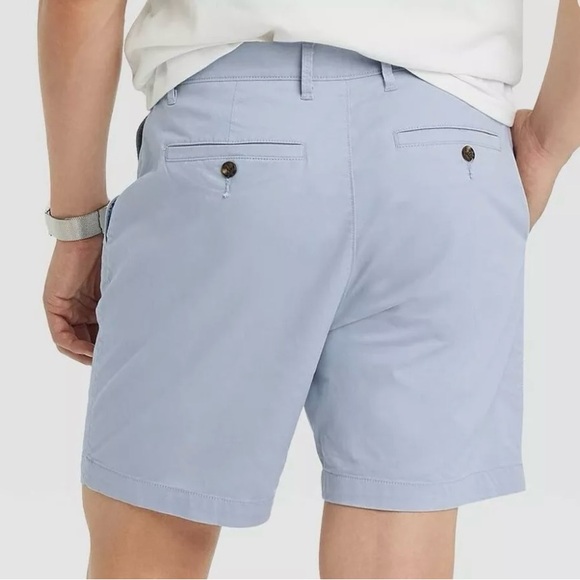 J.Crew‎ men’s size 38 shorts with 7”inseam light blue color Front & back pockets - Picture 2 of 8